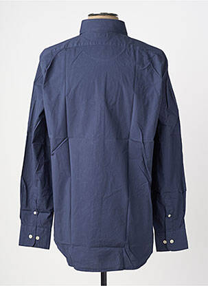 Chemise manches longues coupe droite bleu FACONNABLE homme