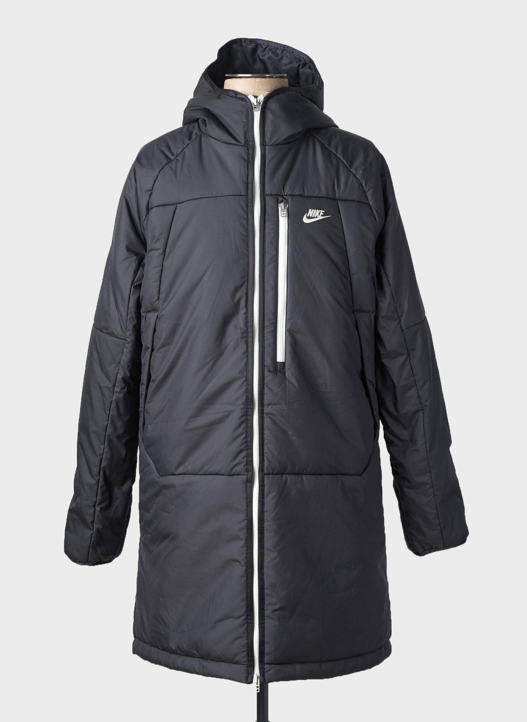 Doudoune manches longues a capuche noir NIKE homme