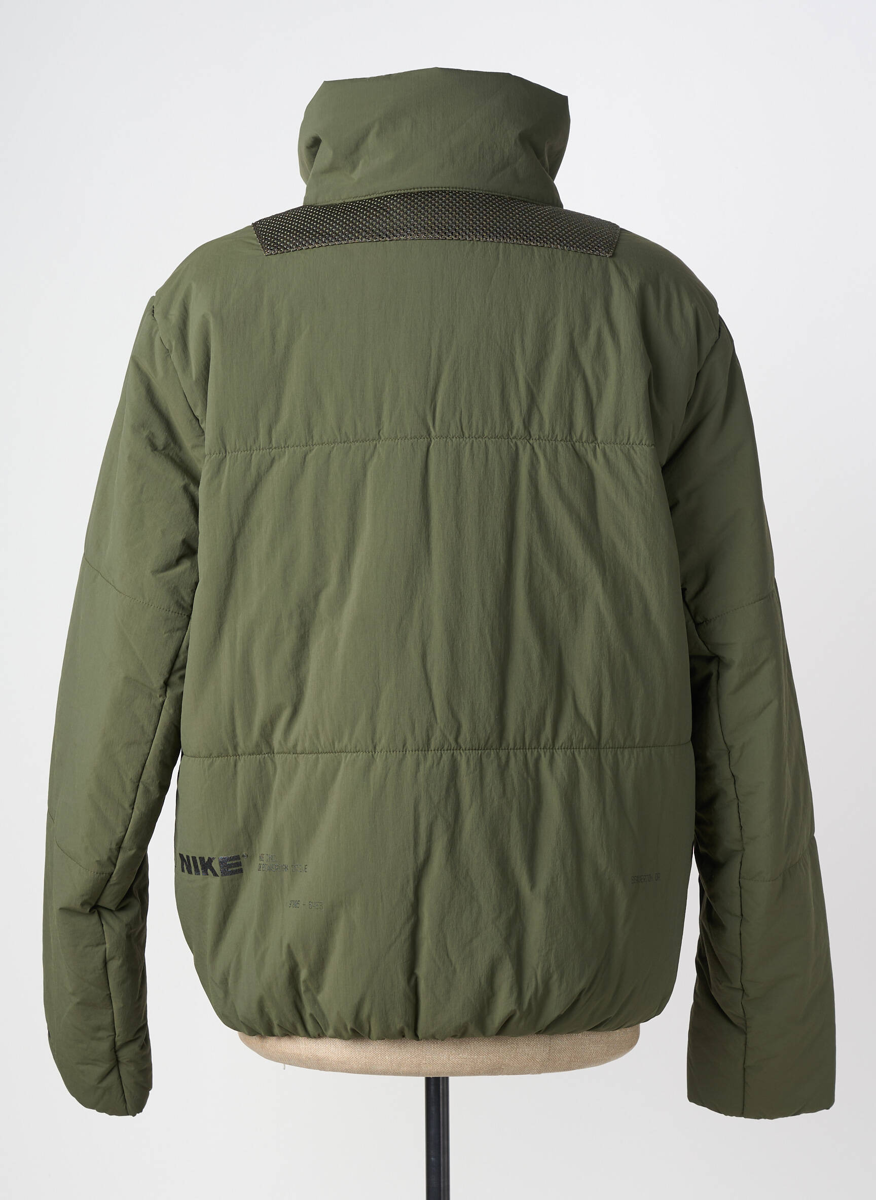 Doudoune manches longues sans capuche vert NIKE homme