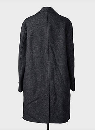 Manteau long coupe droite sans capuche noir THE KOOPLES homme