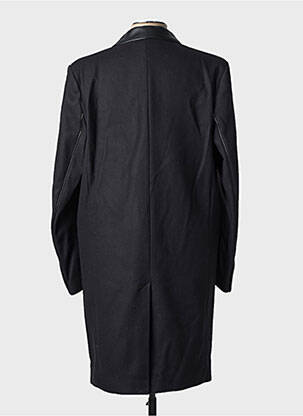 Manteau long coupe droite sans capuche noir THE KOOPLES homme