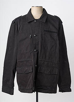 Veste casual fermeture boutonnée sur le devant noir THE KOOPLES homme