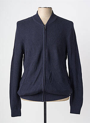 Gilet manches longues manches longues bleu GUESS homme