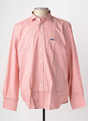 Chemise manches longues coupe droite orange FACONNABLE homme