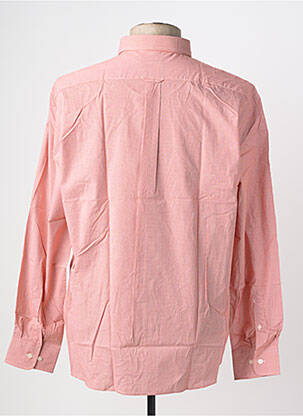 Chemise manches longues coupe droite orange FACONNABLE homme
