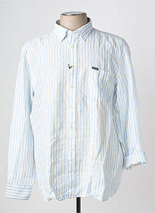 Chemise manches longues coupe droite blanc FACONNABLE homme