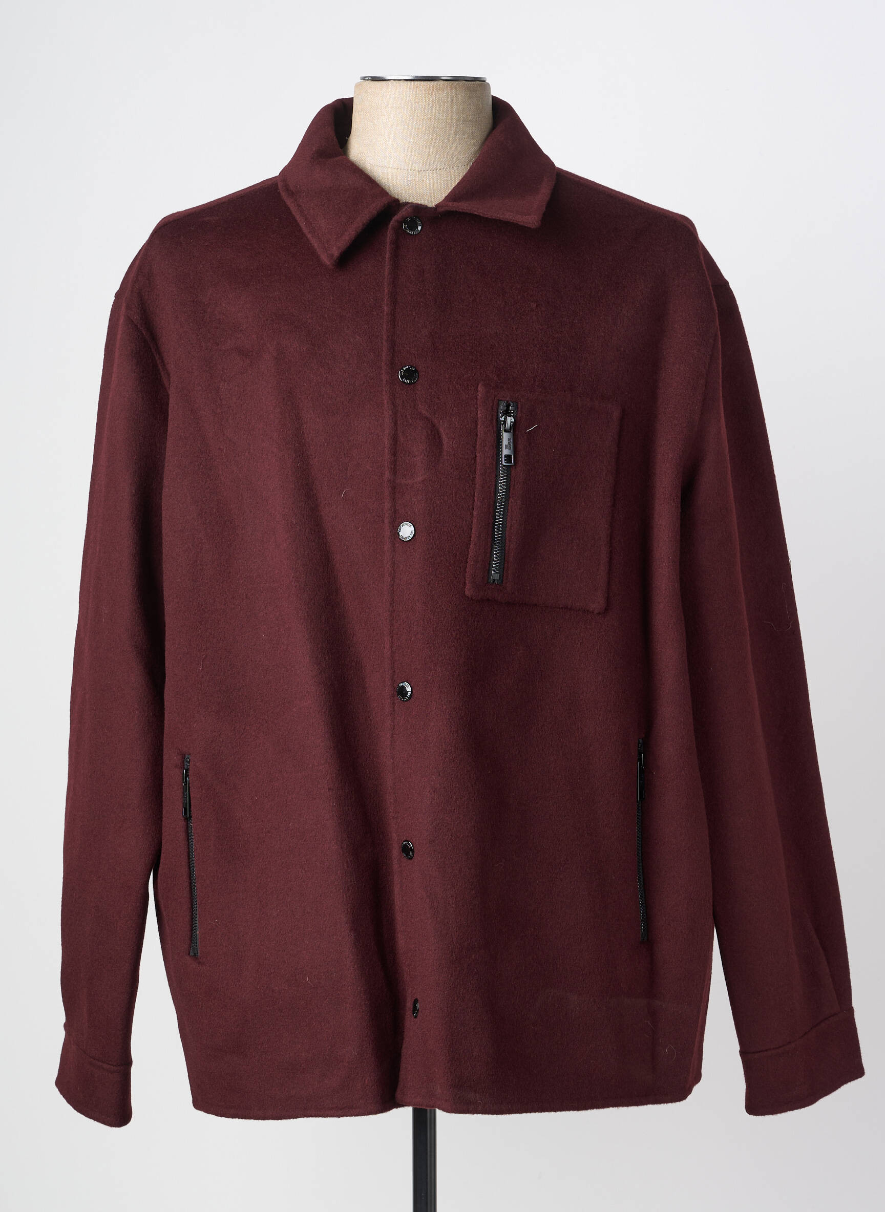 Veste casual fermeture boutonnée sur le devant violet THE KOOPLES homme