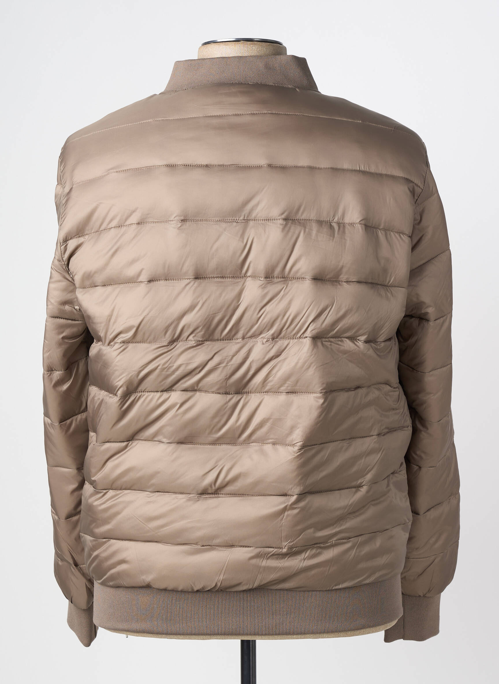 Doudoune manches longues sans capuche marron BOMBERS homme