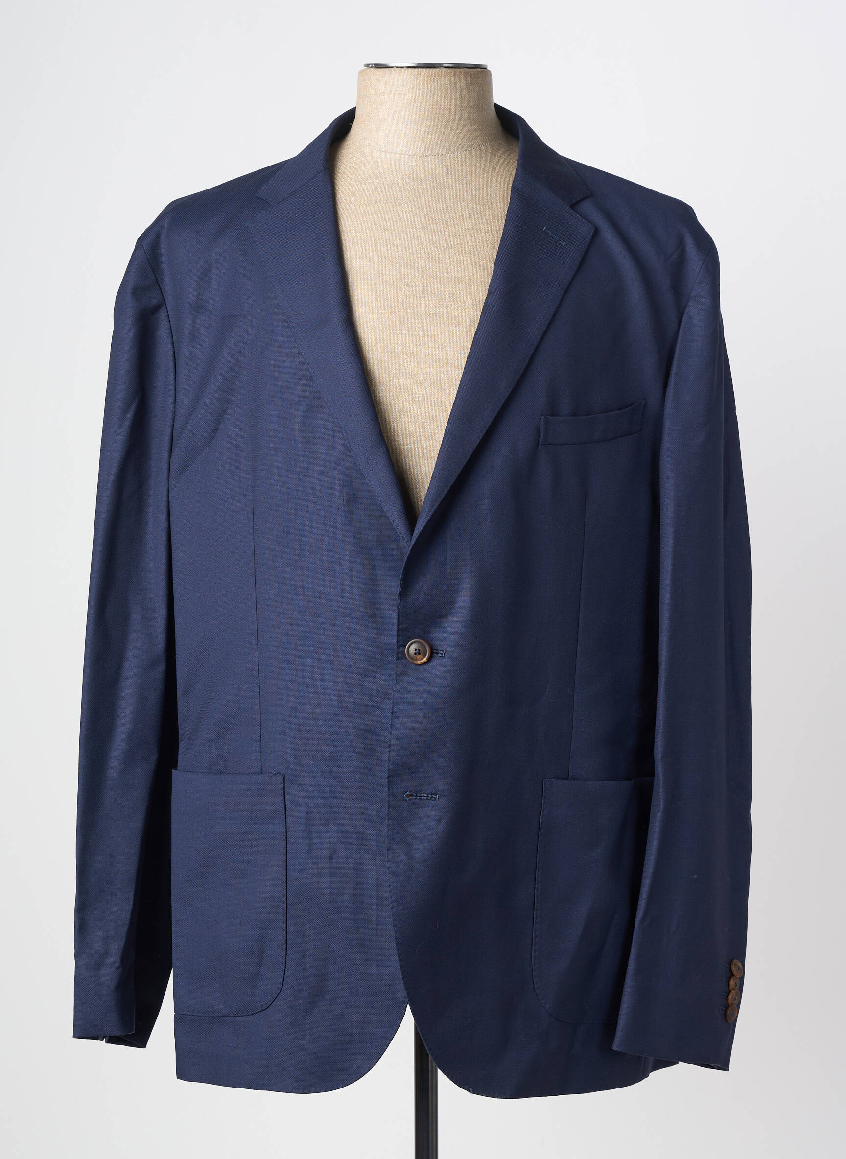 Blazer finition intérieure doublée bleu FACONNABLE homme