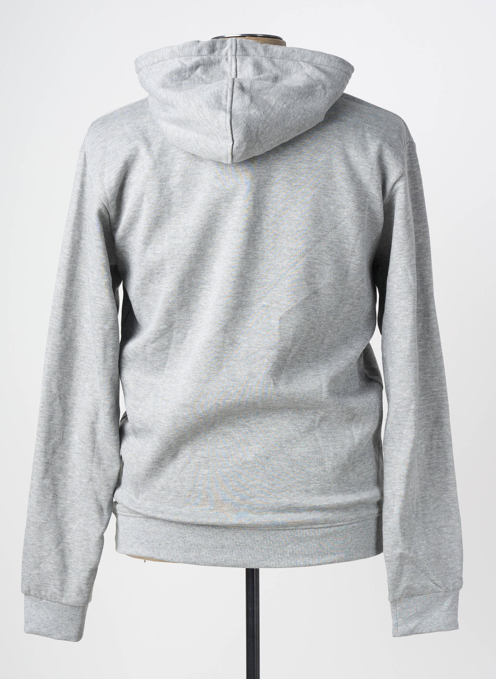 Sweat-shirt à capuche poches manches longues gris GUESS homme
