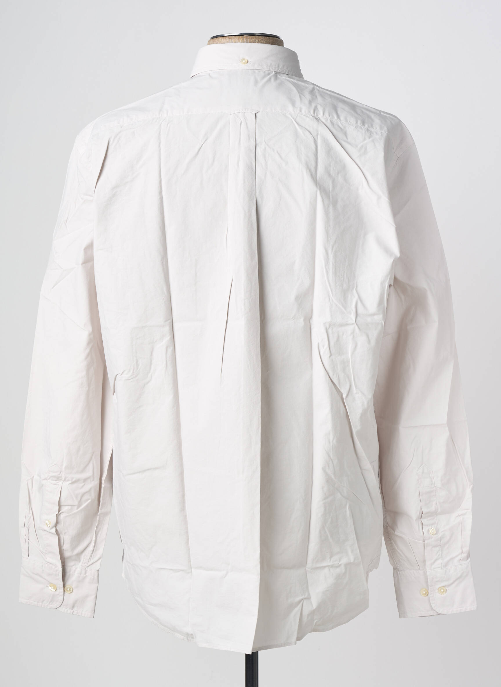 Chemise manches longues coupe droite gris FACONNABLE homme