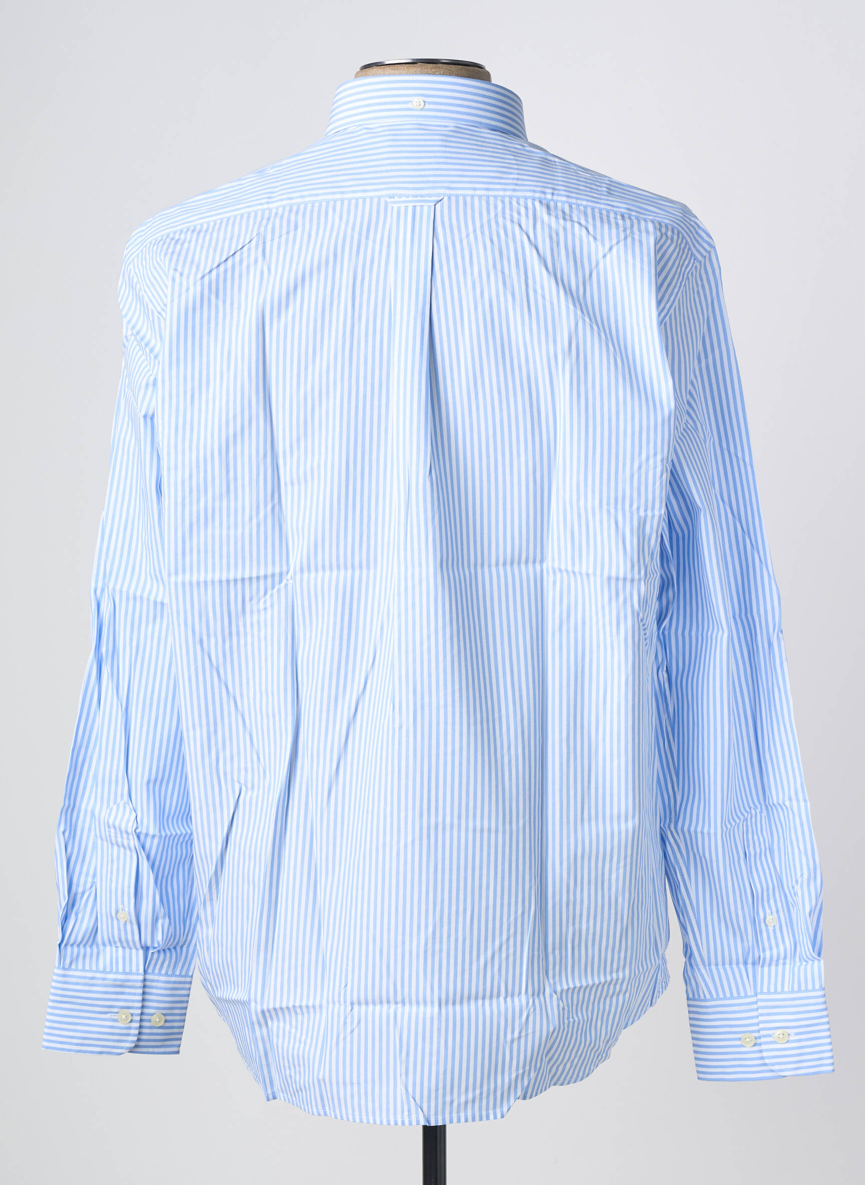 Chemise manches longues coupe droite bleu FACONNABLE homme