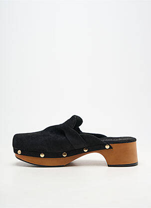 Mules/sabots talon de 4 à 6cm noir GIRLHOOD femme