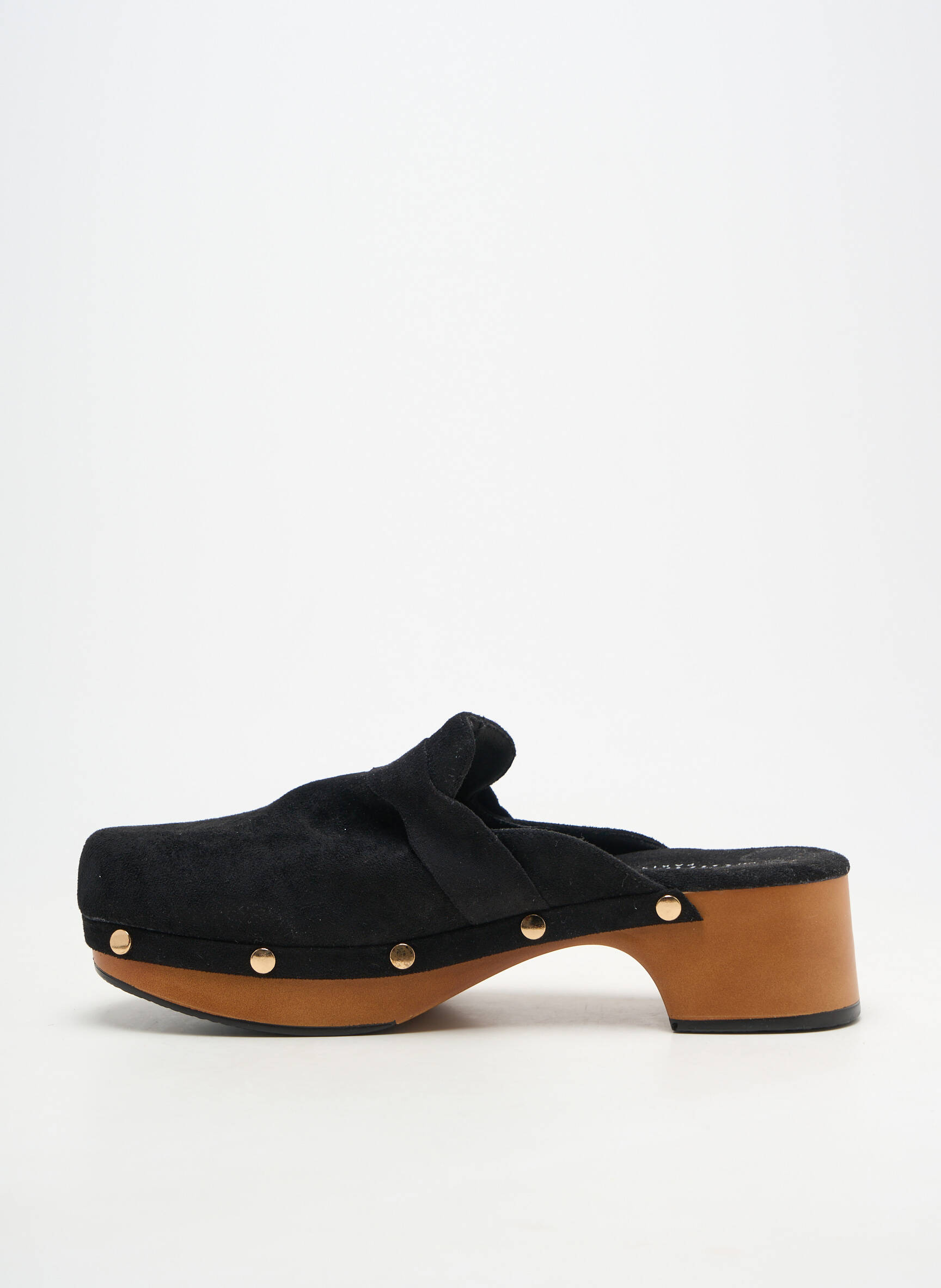 Mules/sabots talon de 4 à 6cm noir GIRLHOOD femme