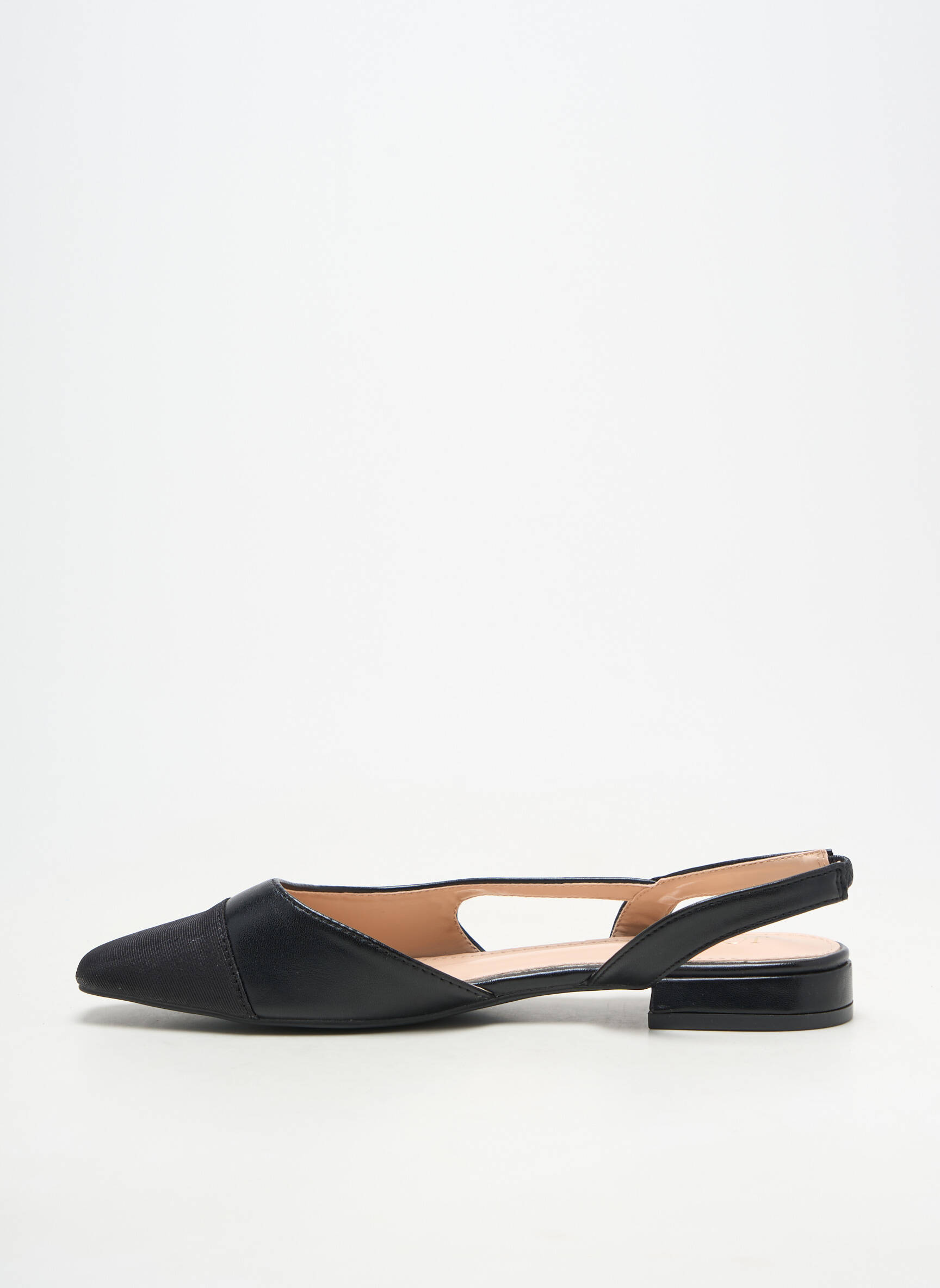 Ballerines talon bas talon plat jusqu'à 3cm noir JOIA femme