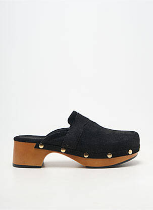 Mules/sabots talon de 4 à 6cm noir GIRLHOOD femme