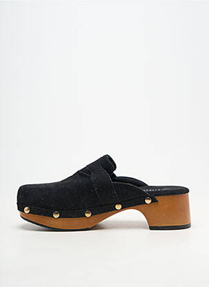 Mules/sabots talon de 4 à 6cm noir GIRLHOOD femme
