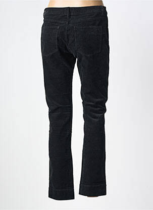 Pantalon droit fermeture zippée sous rabat boutonné noir LAB DIP PARIS femme