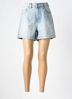 Short tissage denim taille normale bleu GRACE & MILA femme