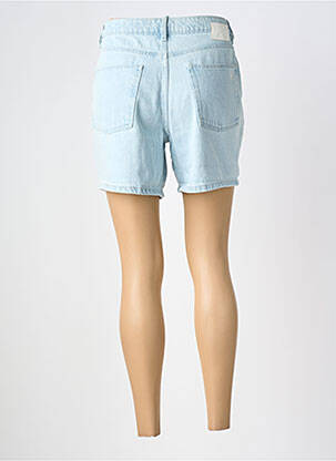 Short tissage denim taille haute bleu ANDAZ femme