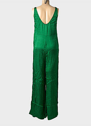Combi-pantalon coupe fluide manches longues vert AMERICAN VINTAGE femme