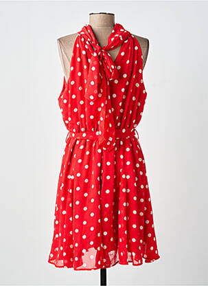 Robe courte sans manche sans manche rouge IN APRIL 1986 femme