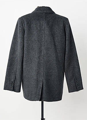 Manteau court poches sans capuche gris KILKY femme