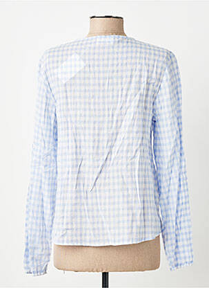 Blouse manches longues manches longues bleu GARANCE femme