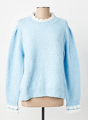 Pull stretch manches longues bleu IN APRIL 1986 femme