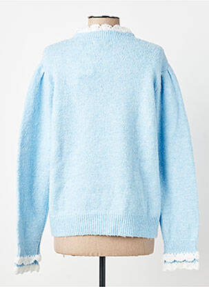 Pull stretch manches longues bleu IN APRIL 1986 femme