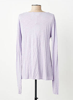 T-shirt manches longues manches longues violet AMERICAN VINTAGE femme
