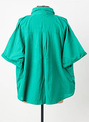 Chemisier manches courtes manches courtes vert INSPIRATION STUDIO femme