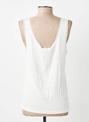 Top stretch sans manche beige GRACE & MILA femme
