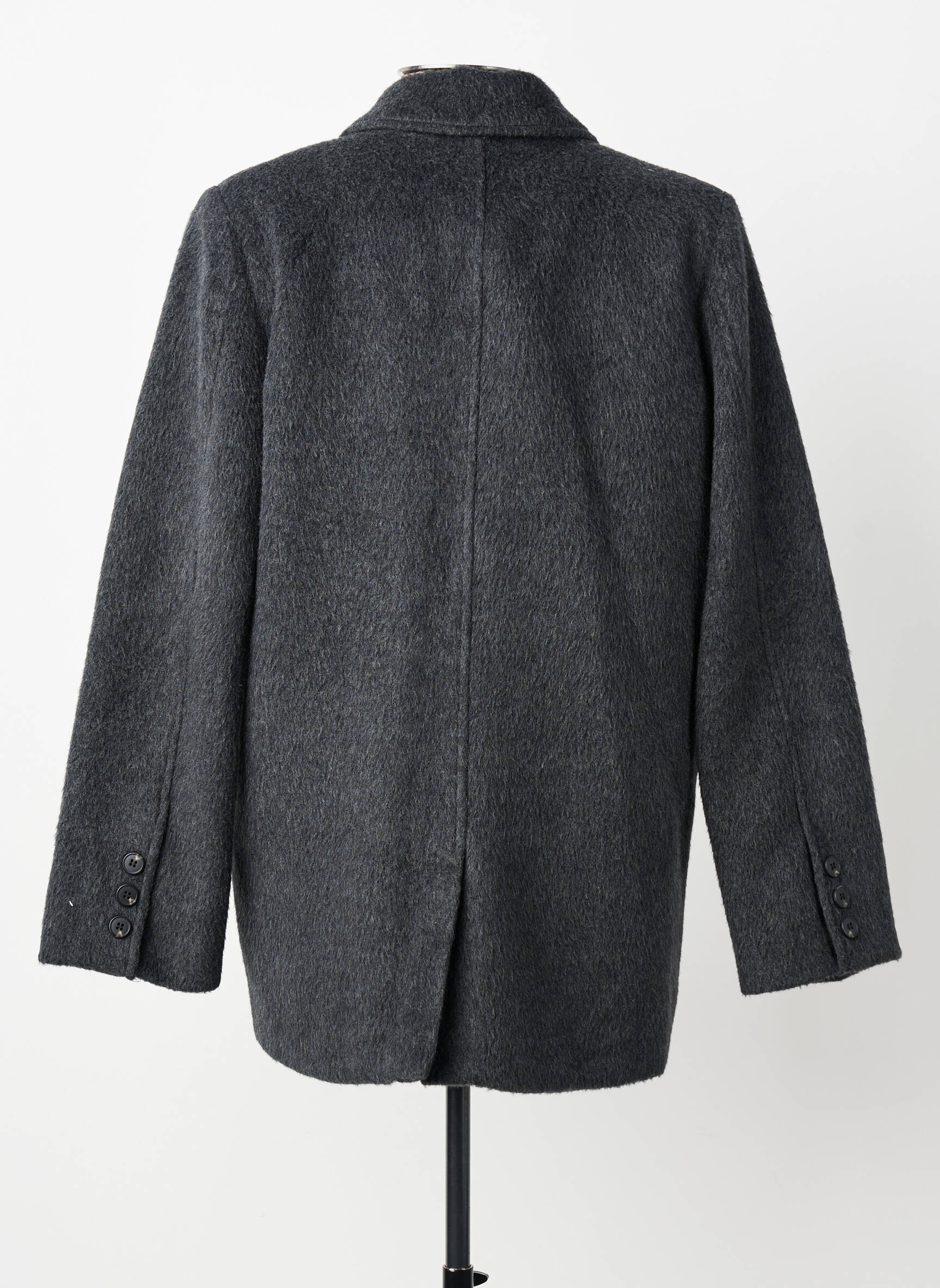 Manteau court poches sans capuche gris KILKY femme