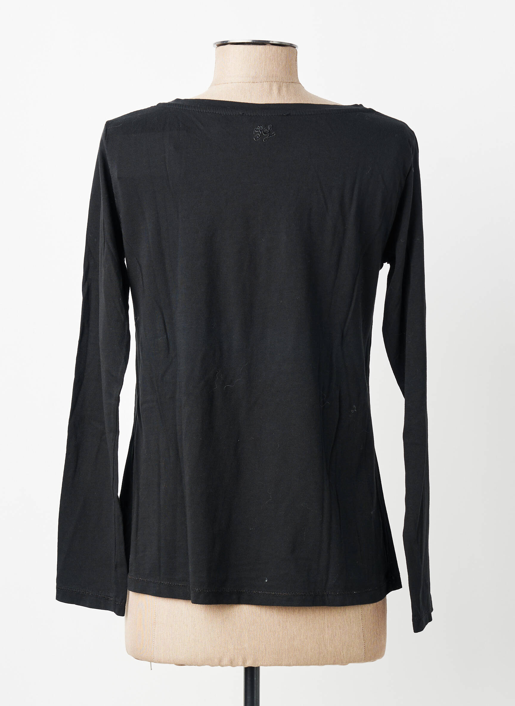 T-shirt manches longues manches longues noir PAKO LITTO femme