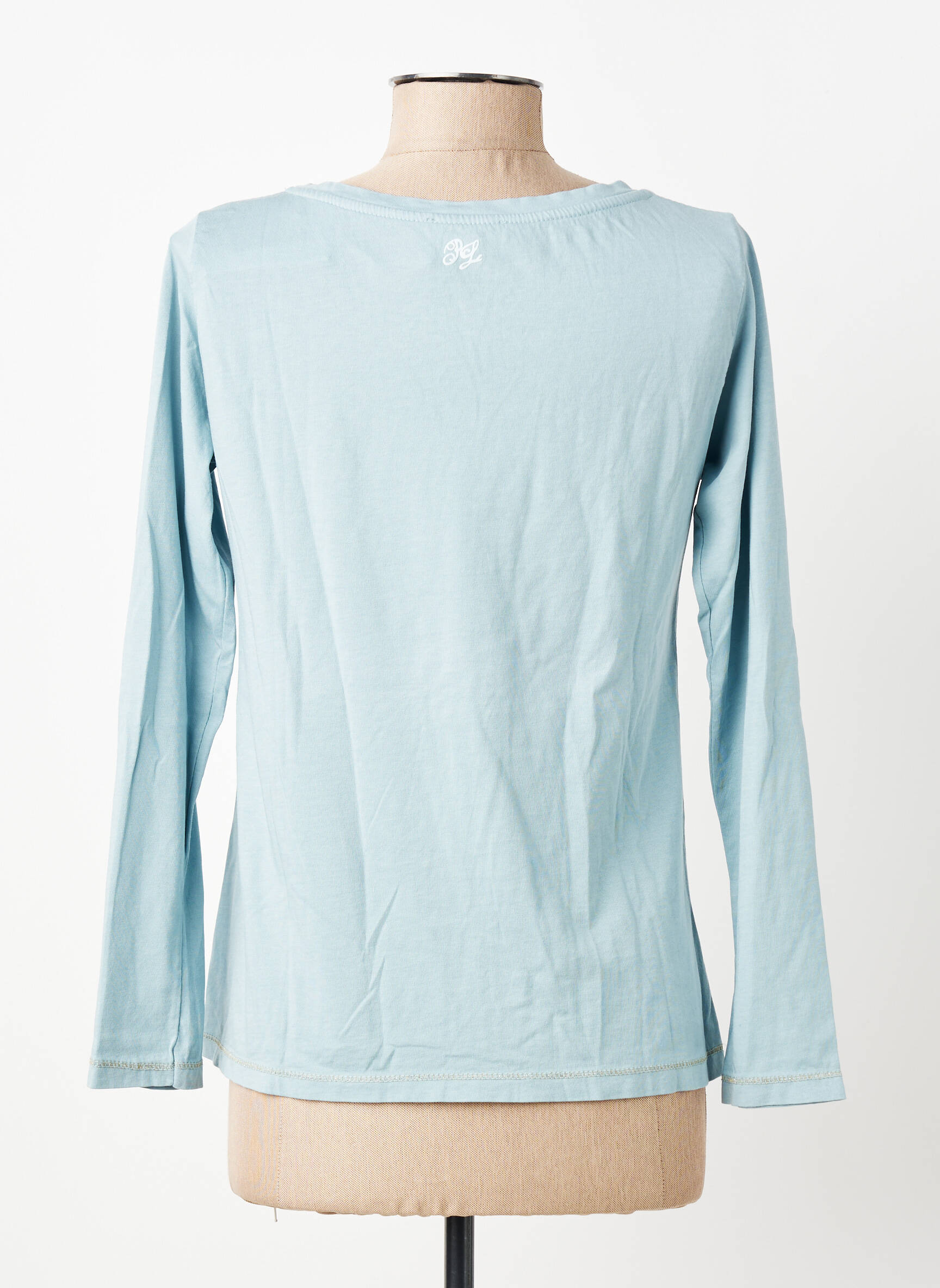 T-shirt manches longues manches longues bleu PAKO LITTO femme