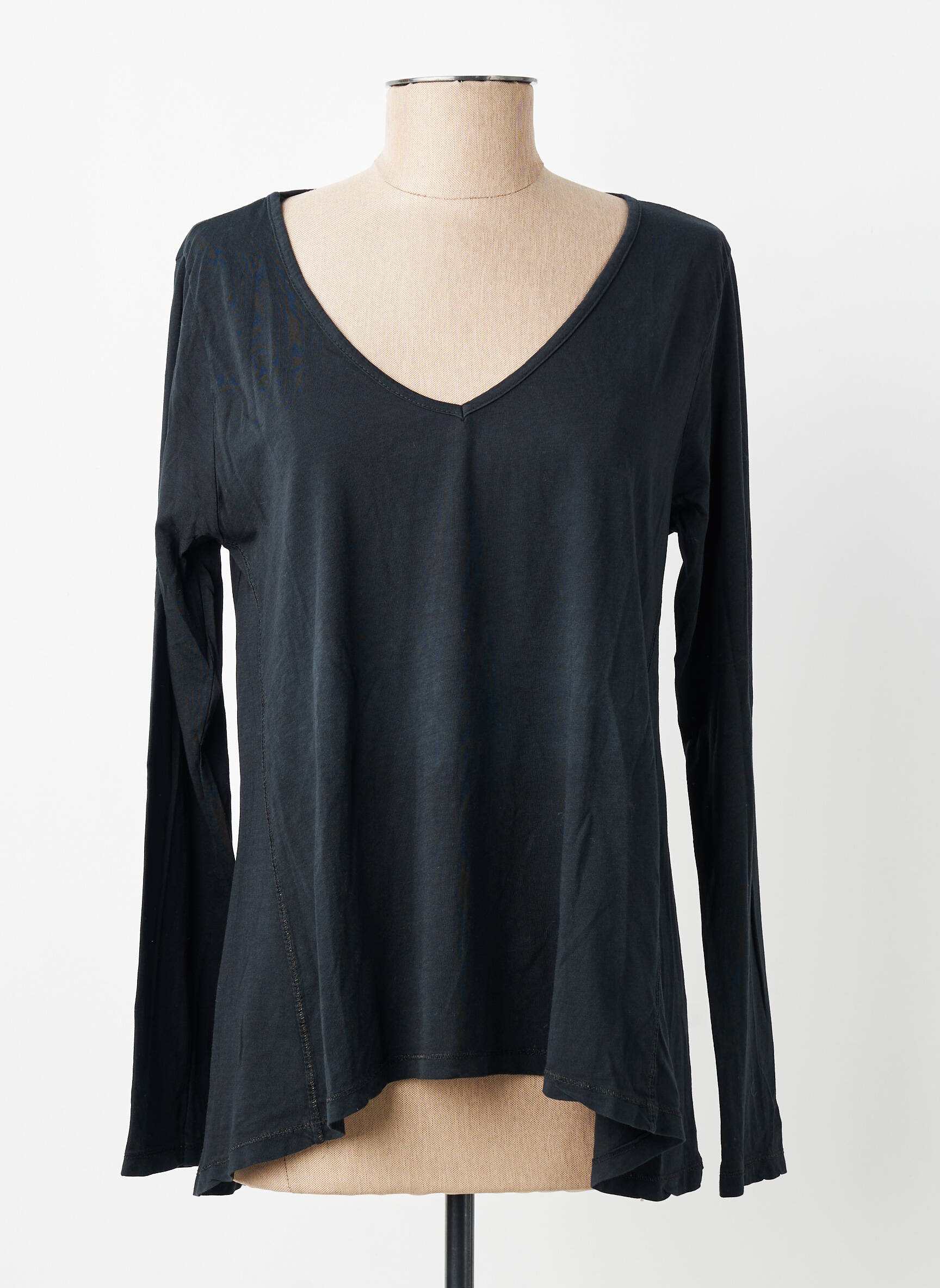 T-shirt manches longues manches longues noir PAKO LITTO femme