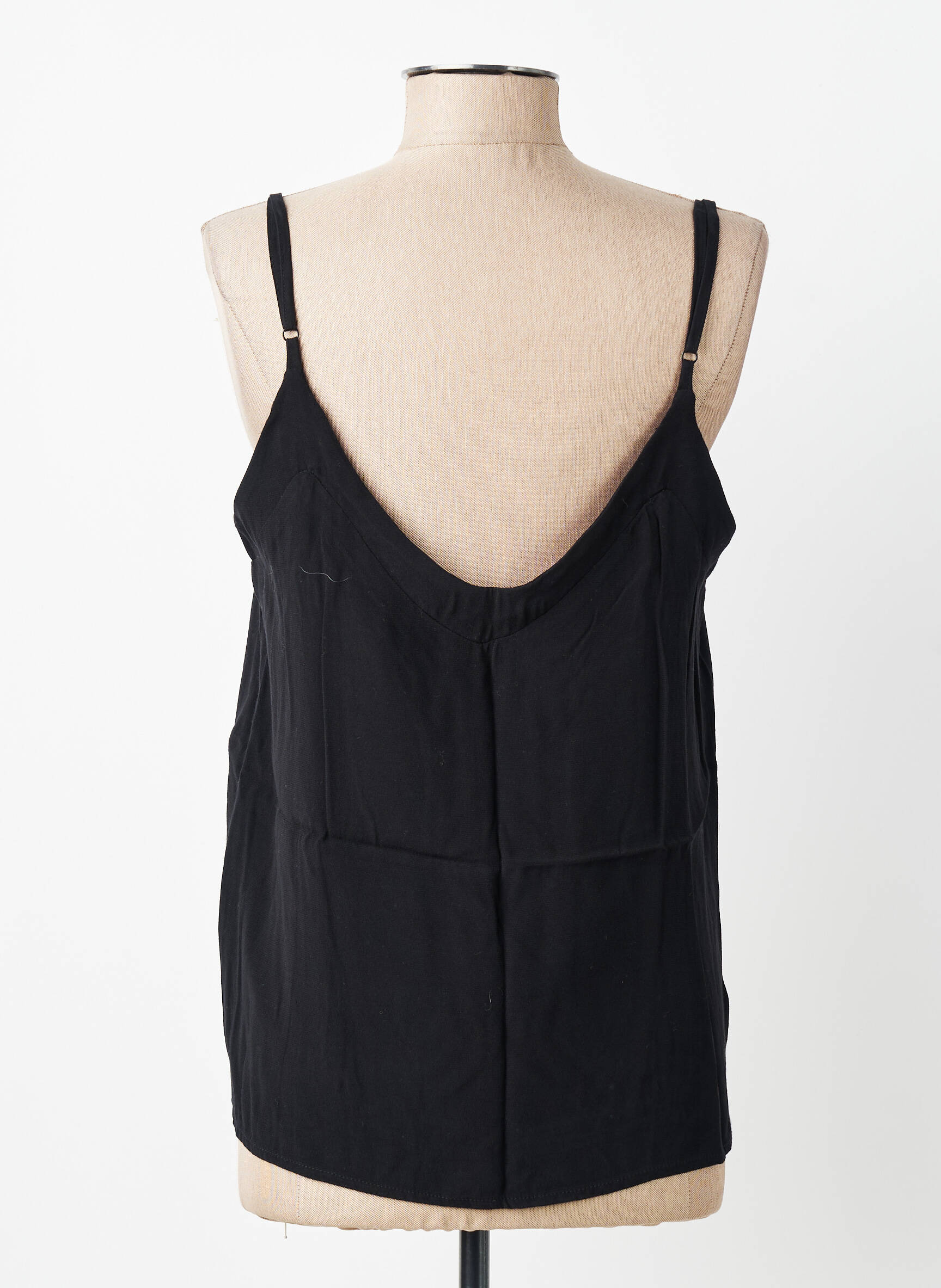 Top tissage crêpe fines bretelles noir ARTLOVE femme