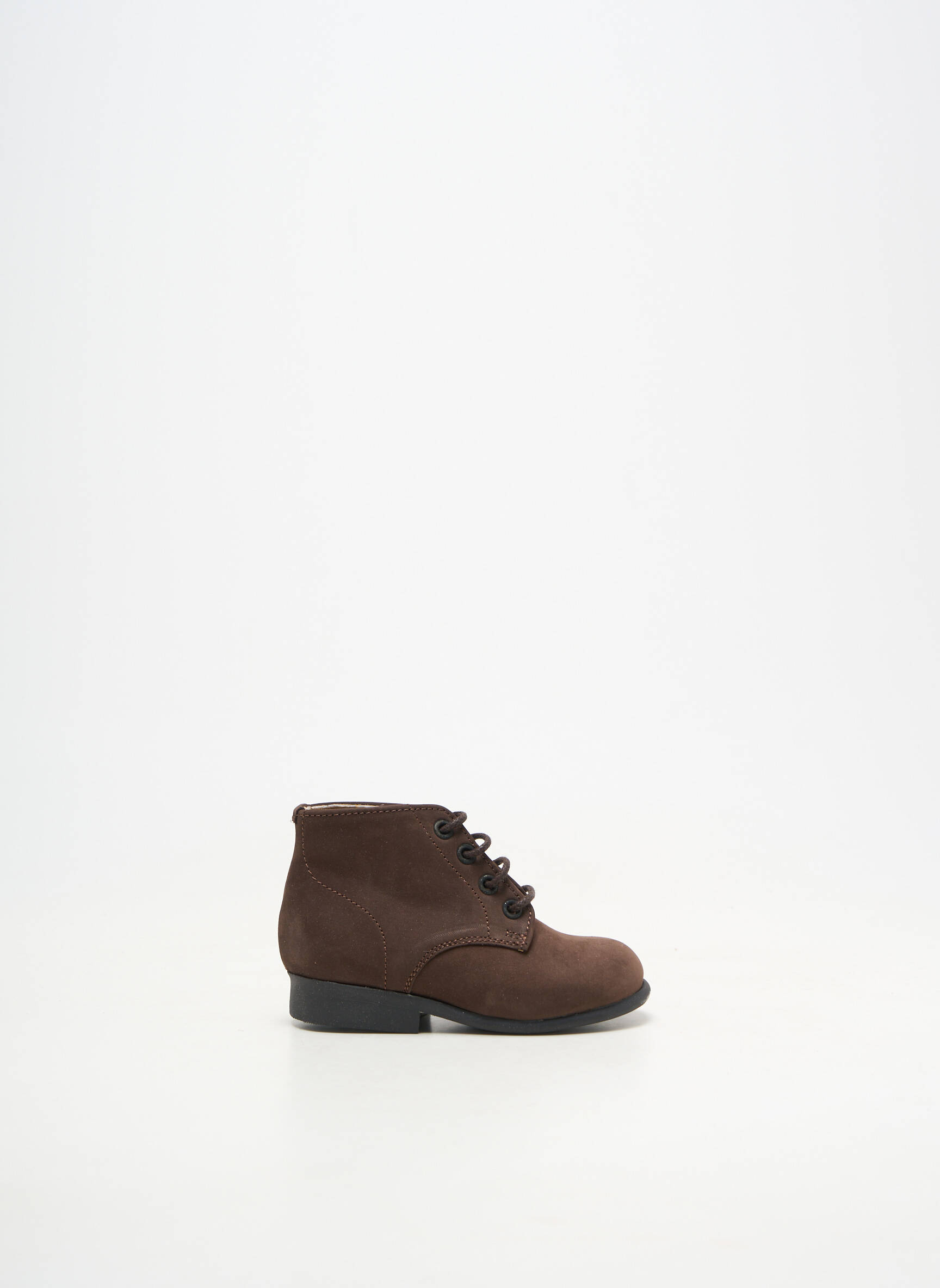 Baskets bout rond talon bas marron MERCREDI APRÈS-MIDI enfant