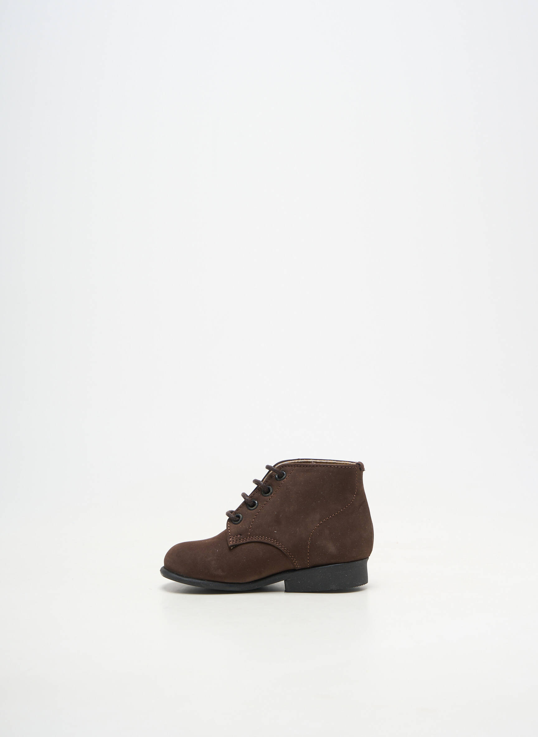 Baskets bout rond talon bas marron MERCREDI APRÈS-MIDI enfant