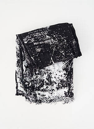 Foulard imprimé fantaisie noir BARBARA LEBEK femme