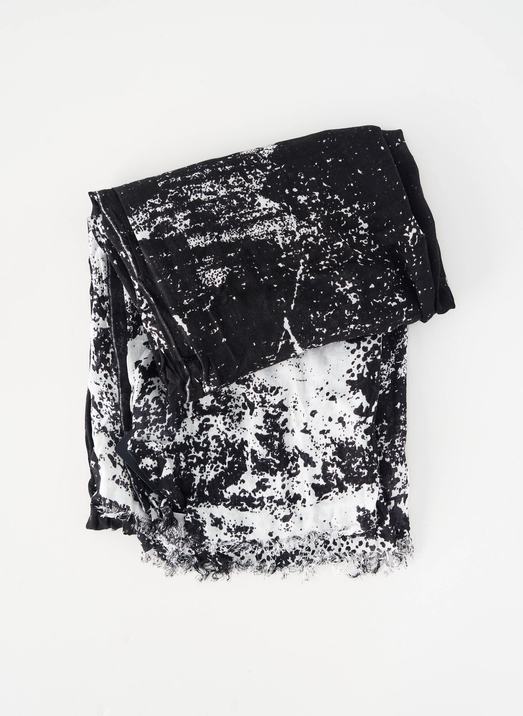 Foulard imprimé fantaisie noir BARBARA LEBEK femme