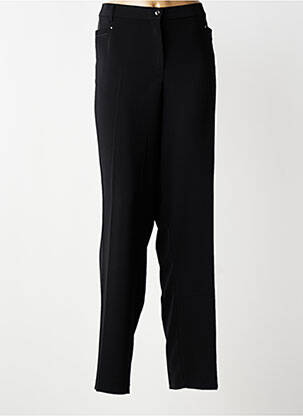 Pantalon droit stretch taille normale bleu CHRISTINE LAURE femme