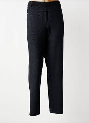Pantalon slim taille élastique taille normale noir CHRISTINE LAURE femme