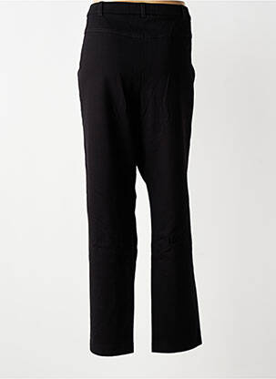 Pantalon slim taille élastique taille normale noir CHRISTINE LAURE femme