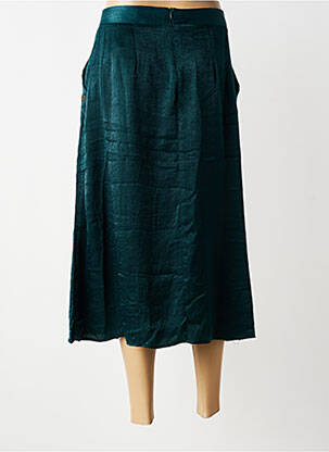 Jupe longue fermeture zippée au dos vert LOLA ESPELETA femme