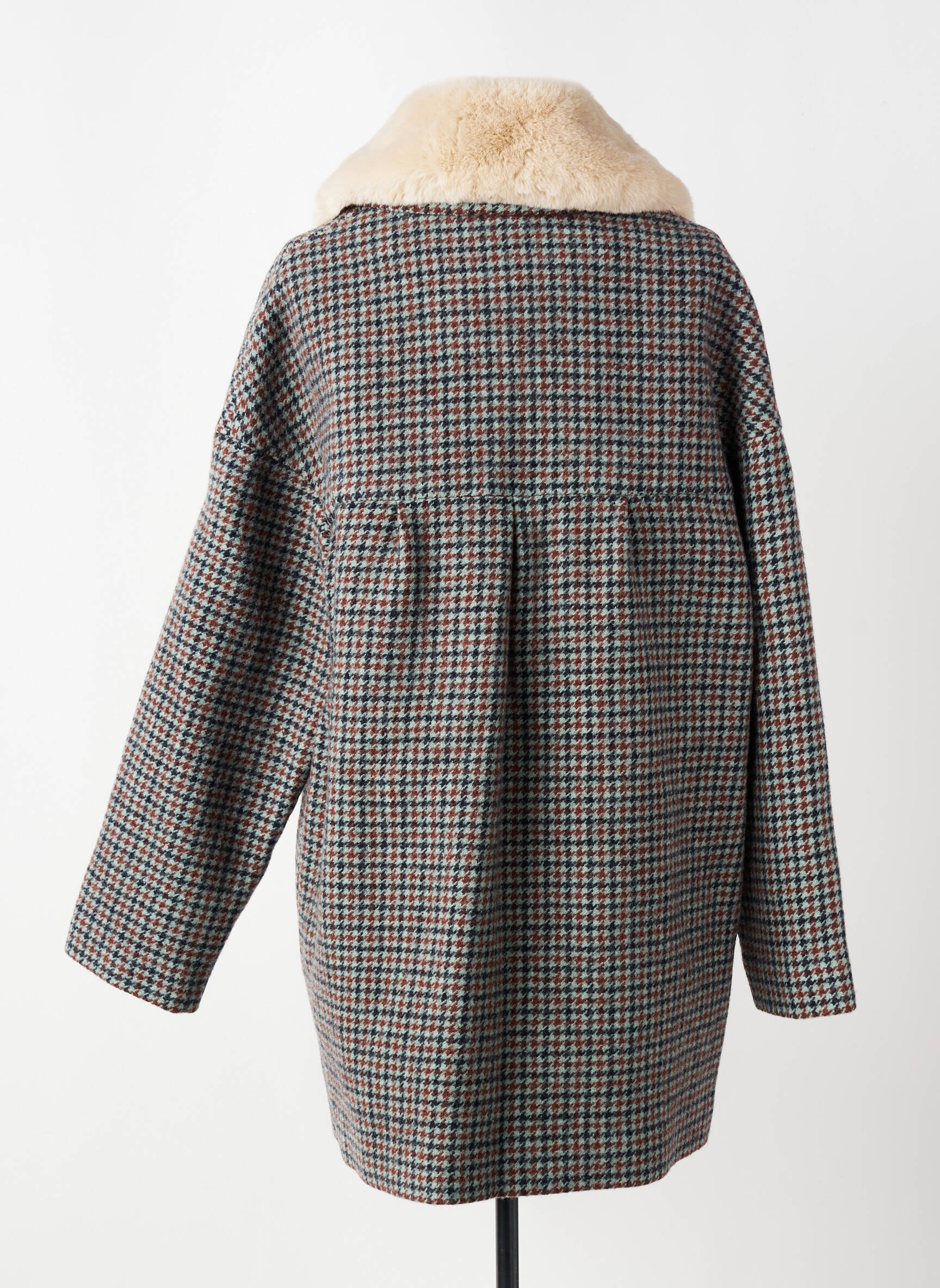 Manteau long coupe droite sans capuche gris TRENCH & COAT femme