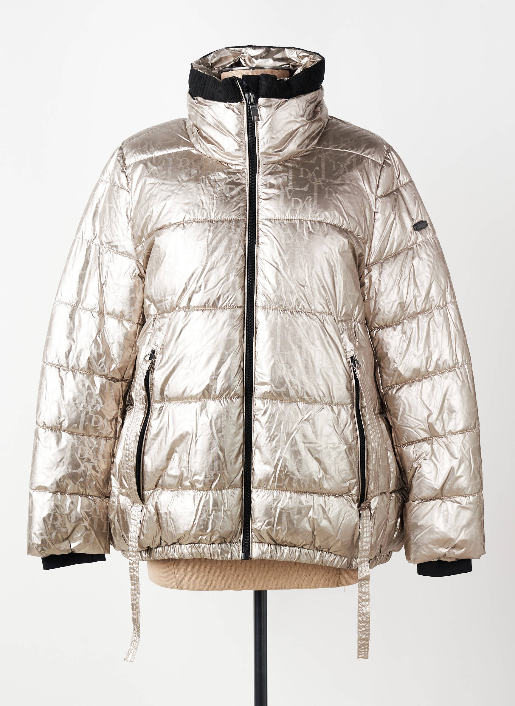 Doudoune manches longues sans capuche argent DELAHAYE femme