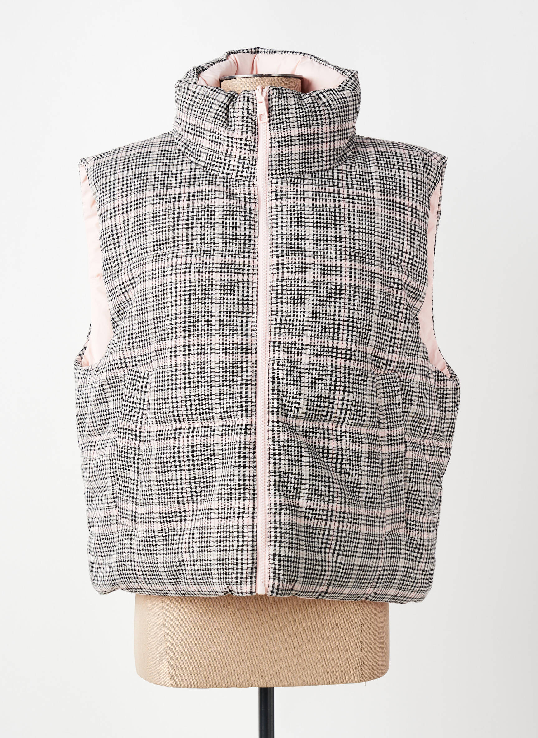 Doudoune poches sans capuche rose TOM TAILOR femme