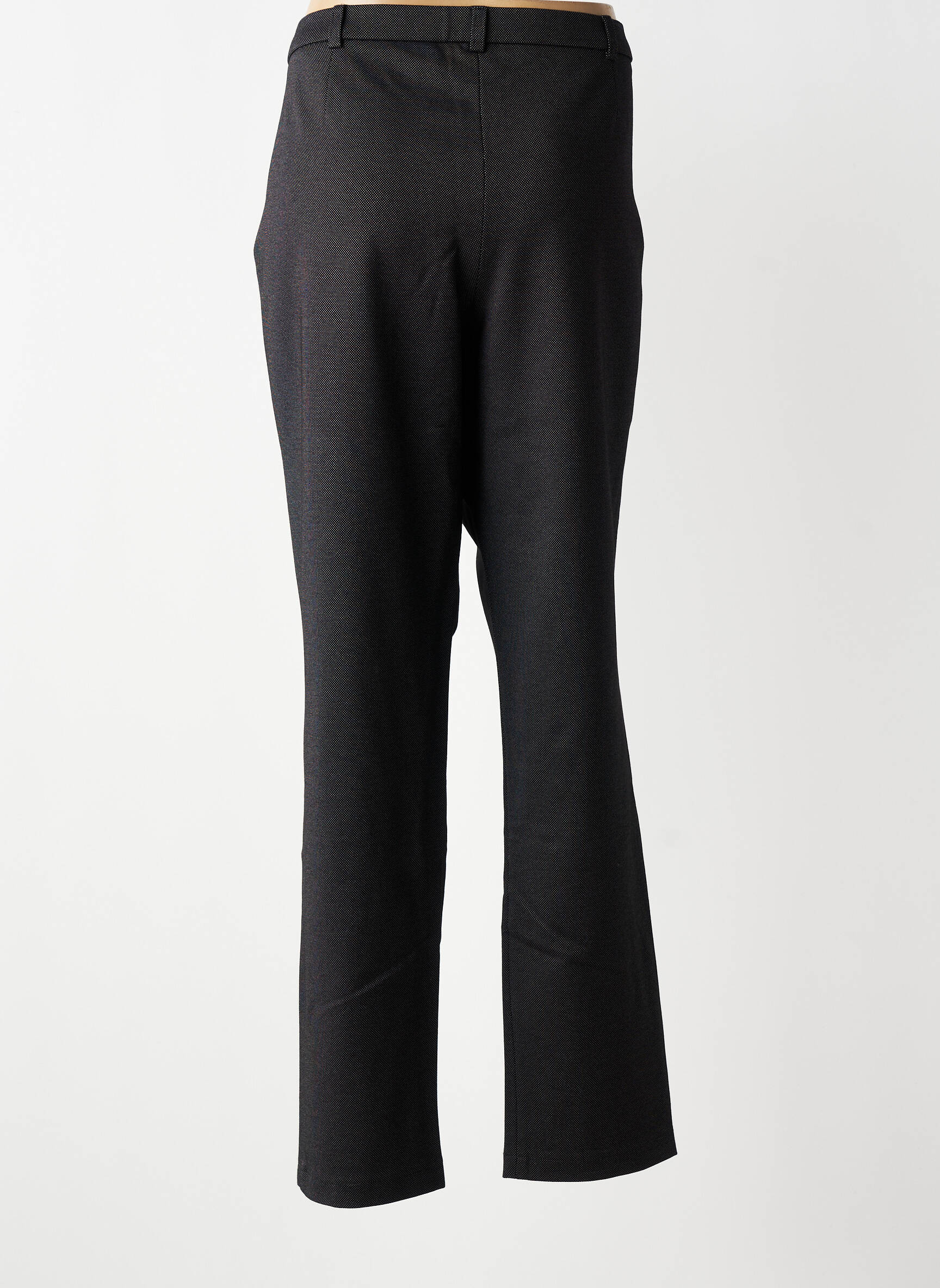 Pantalon slim stretch taille normale noir CHRISTINE LAURE femme